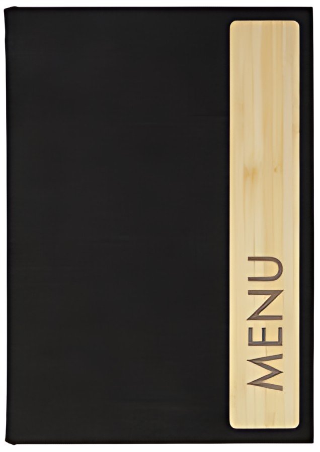 sigel Chemise pour menu avec imprimé, A5, gris foncé
