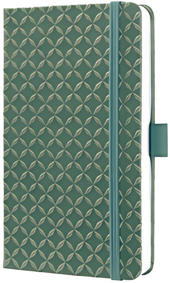 sigel Carnet de notes Jolie Flair, similicuir, A6, vert