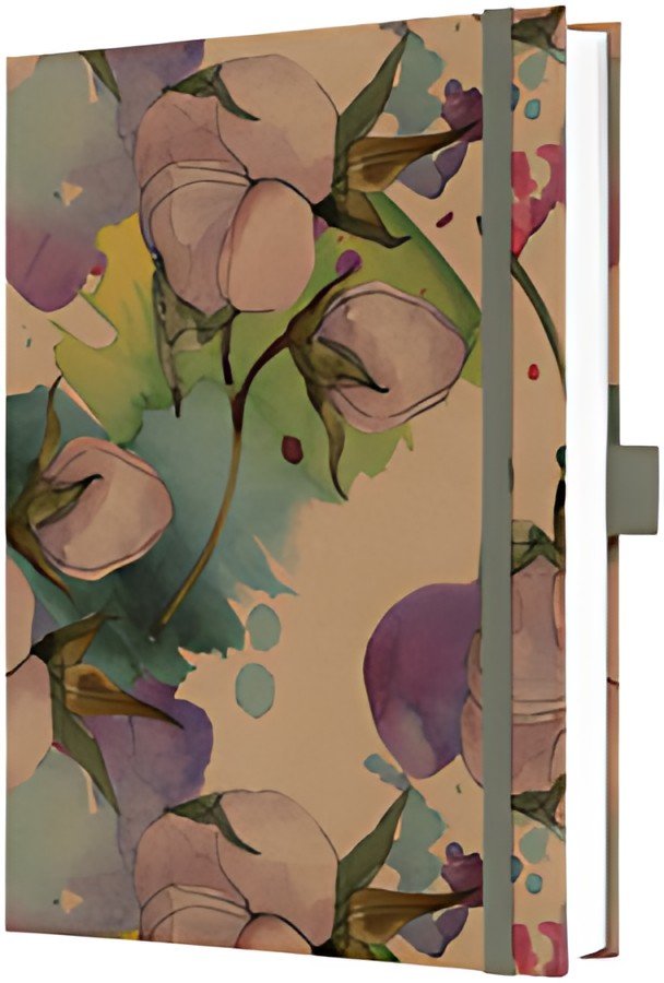 sigel Carnet de notes Jolie Pure "Cottonflowers", A5, ligné