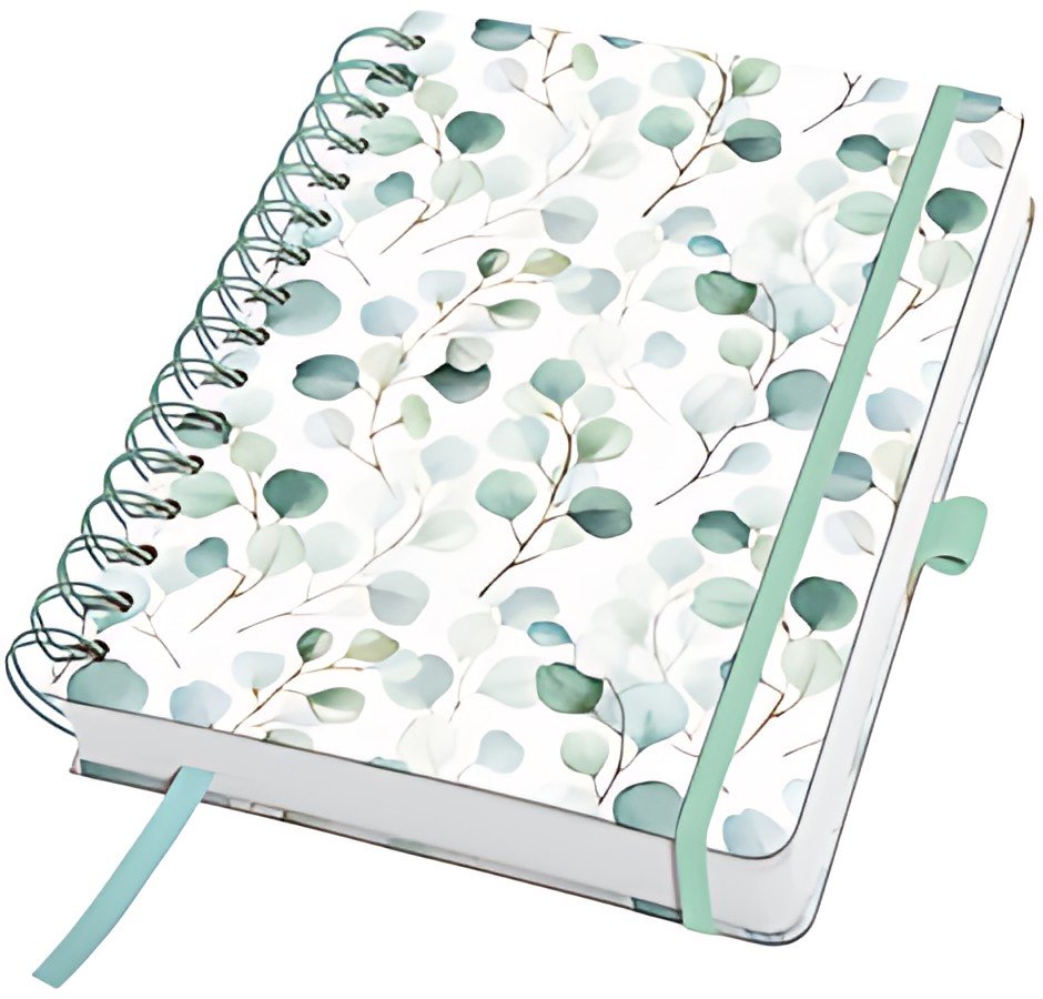 sigel Carnet à spirale Jolie Inspire "Eucalyptus Day", A5