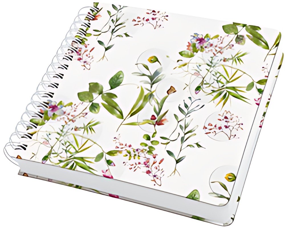 sigel Carnet spirale Jolie Inspire Square "Fairytale Garden"