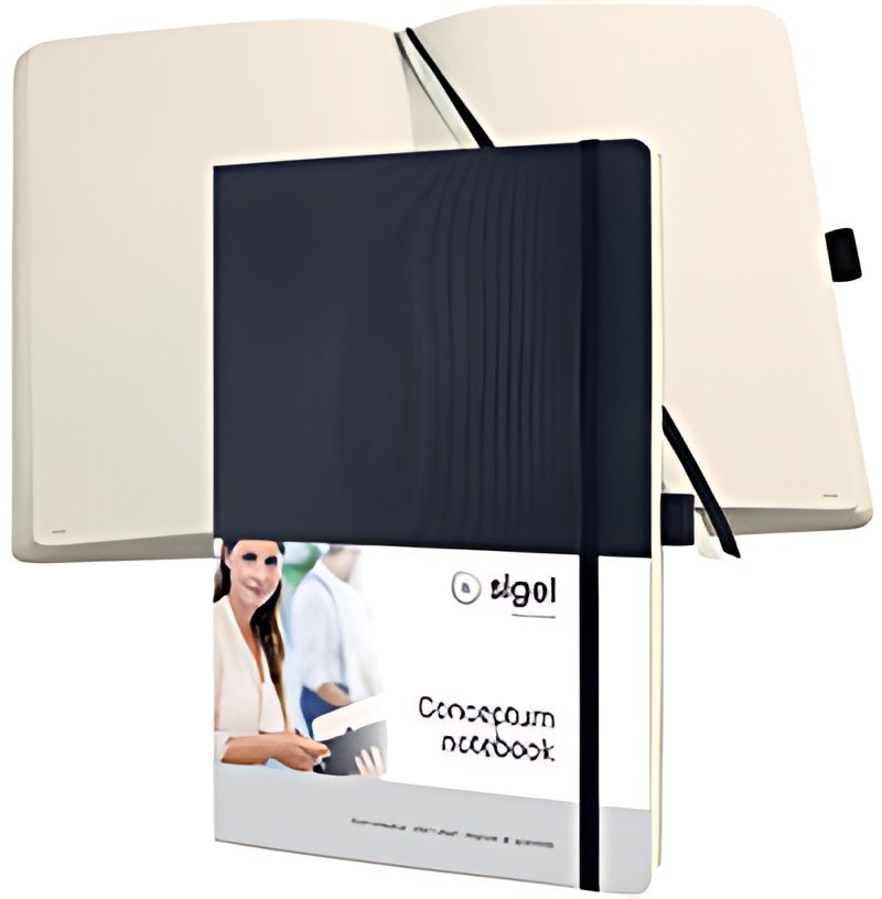 sigel Carnet de notes Conceptum, A4, uni, noir