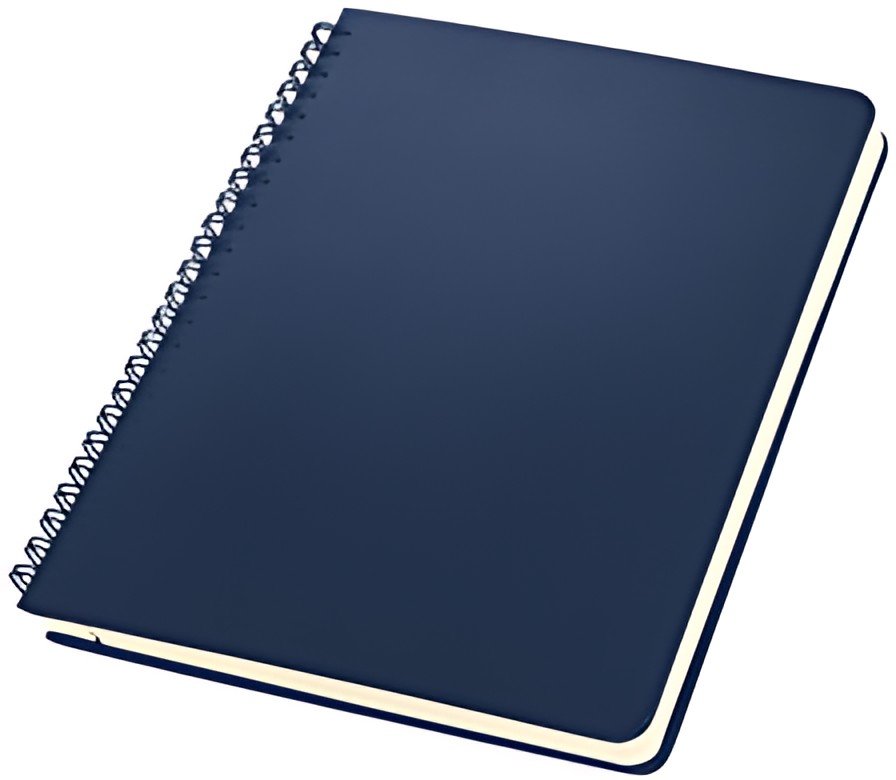 sigel Cahier à spirale Conceptum, A5, ligné, bleu foncé