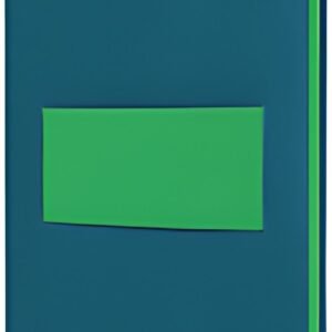 sigel Carnet Linescape, A5, quadrillé, gris / vert fluo