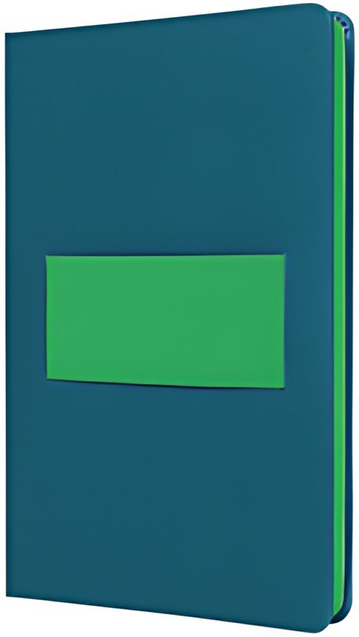 sigel Carnet Linescape, A5, quadrillé, gris / vert fluo