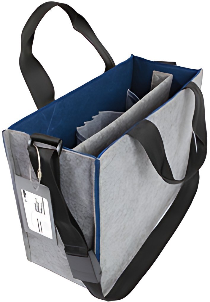sigel Sacoche en feutre Desk Sharing Bag Bicolor M, gris