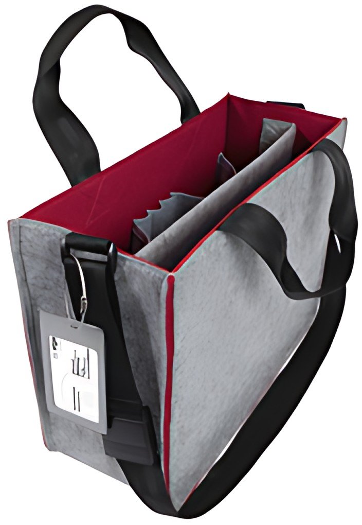 sigel Sacoche en feutre Desk Sharing Bag Bicolor M, gris