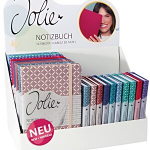 sigel Carnet de notes Jolie Flair, simili cuir, présentoir