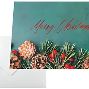 sigel Carte de Noël "Green Christmas", A6 paysage (A5)
