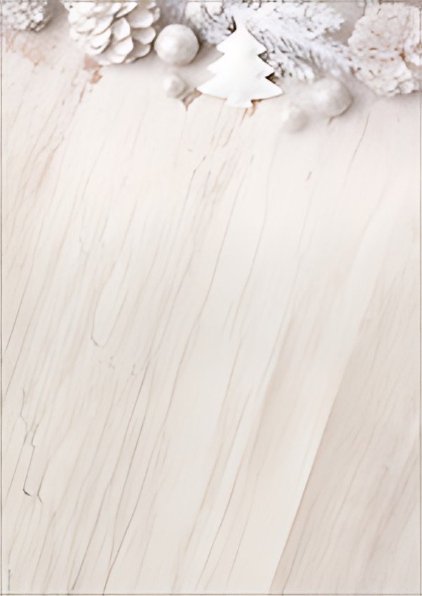 sigel Papier à motif de Noël "Rustic White", A4