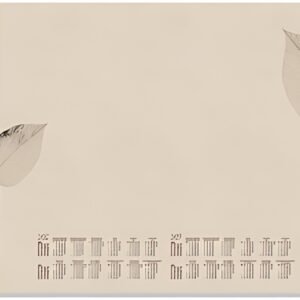 sigel Sous-main bloc papier "Natural Leaves", 595 x 410 mm