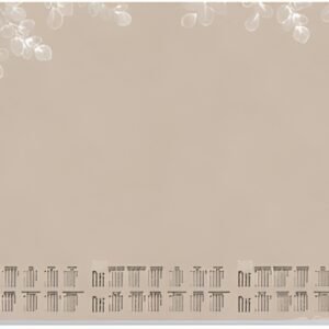 sigel Sous-main bloc papier "Natural Eucalyptus", 595x410 mm