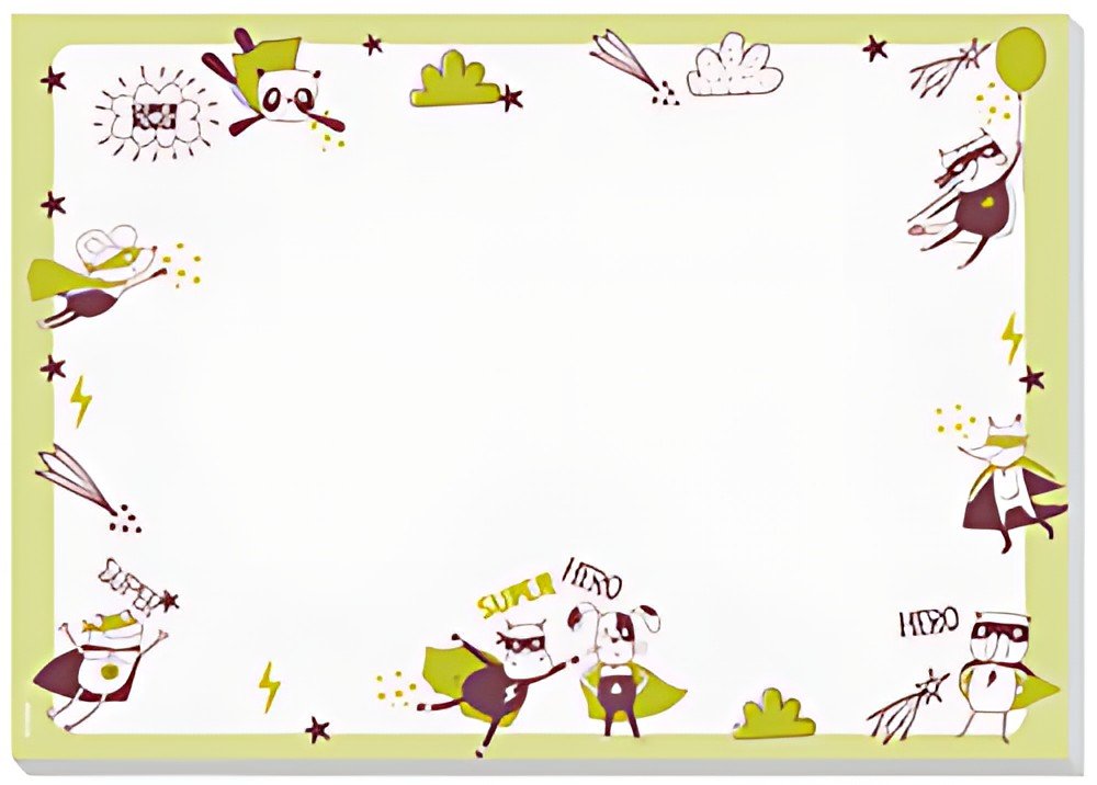 sigel Sous-main bloc papier "Little Heroes", 420 x 297 mm