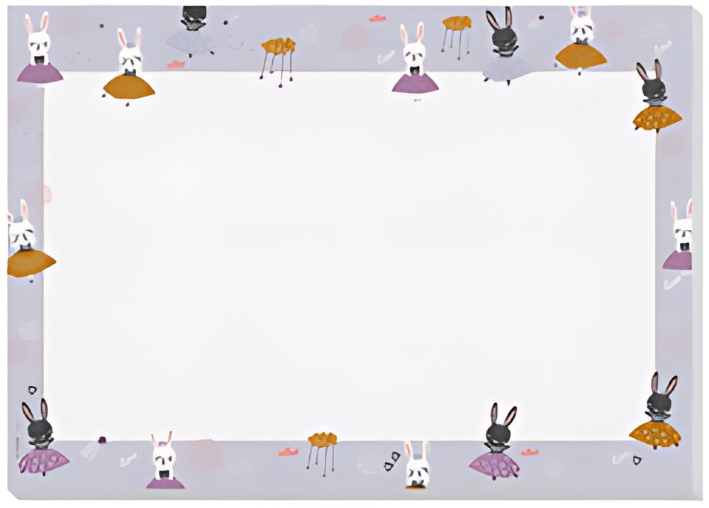sigel Sous-main bloc papier "Bunny Ballerinas", 420 x 297 mm