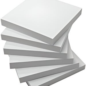 sigel Bloc-notes adhésif, 75 x 75 mm, uni, blanc