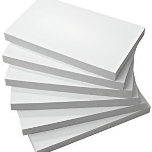 sigel Bloc-notes adhésif, 125 x 75 mm, uni, blanc