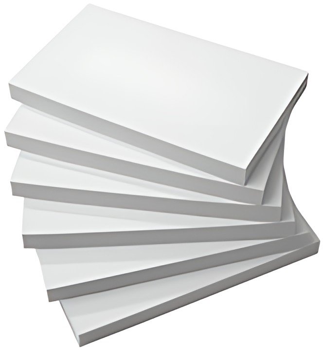 sigel Bloc-notes adhésif, 125 x 75 mm, uni, blanc