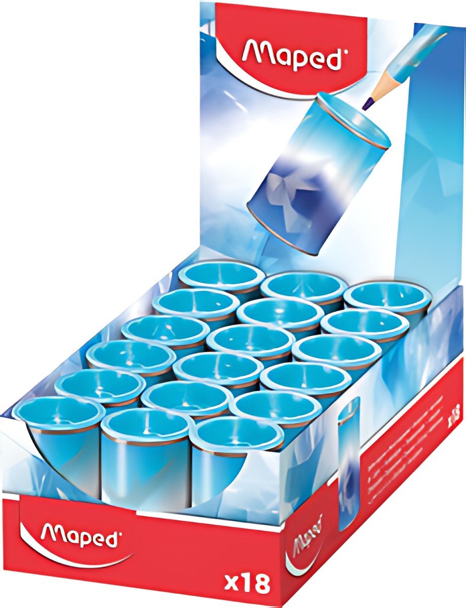 Maped Taille-crayon ARCTIC, en métal, présentoir de 18