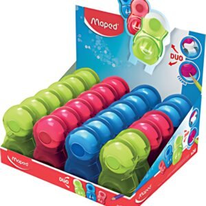 Maped Taille-crayons-gomme Loopy Duo Indiens, présentoir de