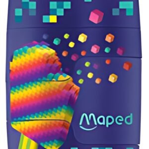 Maped Duo taille-crayons et gomme PIXEL PARTY