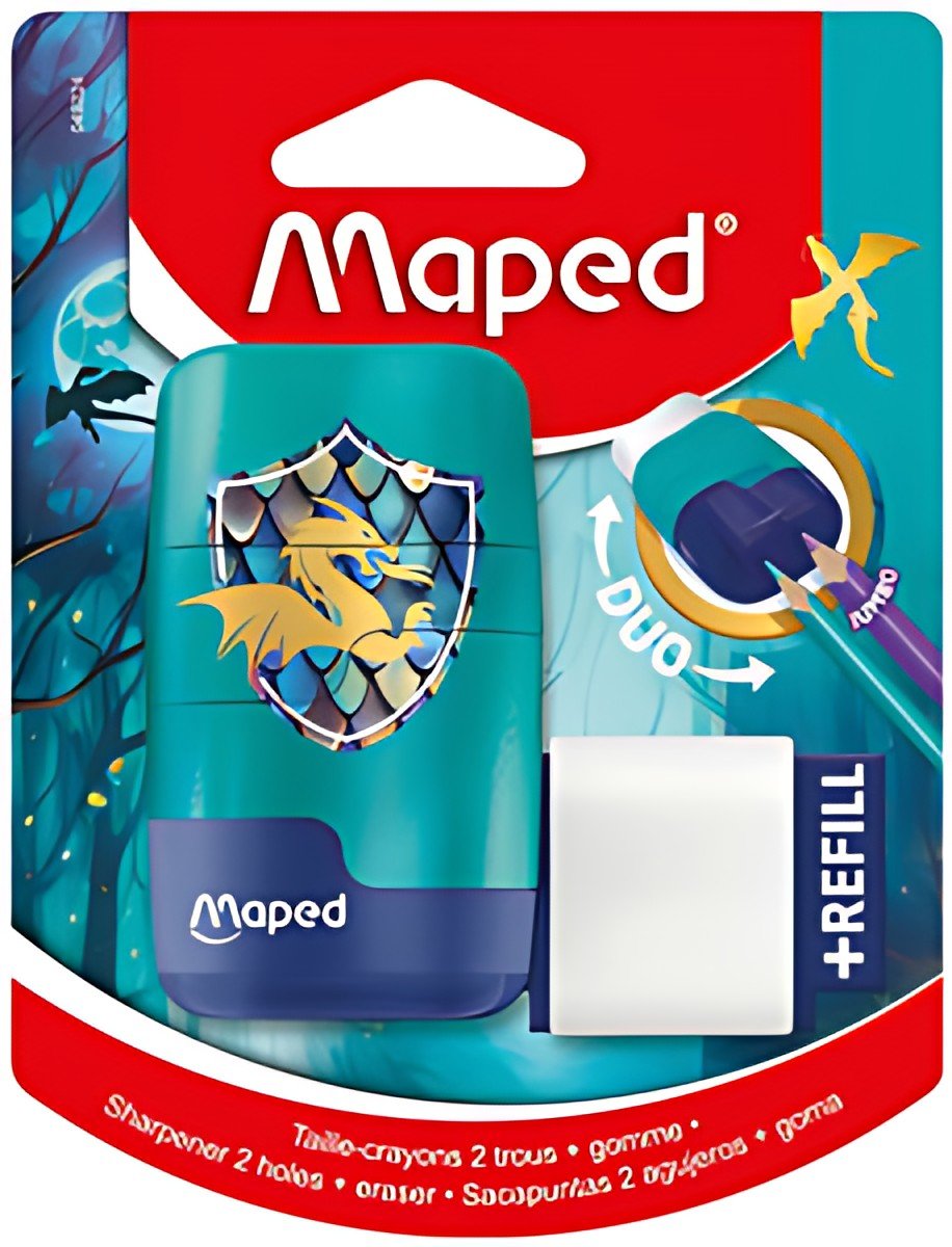 Maped Combi gomme-taille-crayon DRAGON