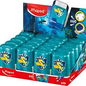 Maped Combi gomme-taille-crayon DRAGON, présentoir de 20