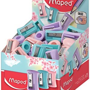 Maped Taille-crayon Vivo PASTEL, plastique, présentoir de 75