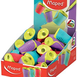 Maped Taille-crayon Boogy, en plastique, présentoir de 30