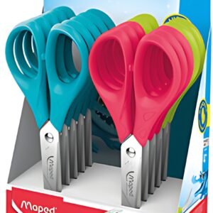 Maped Ciseaux Pulse, longueur: 130 mm, présentoir de 10