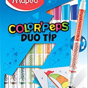 Maped Feutre double pointe COLOR'PEPS DUOtip, étui carton 10