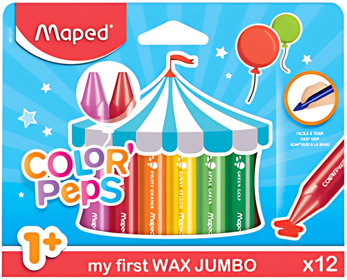 Maped my first Crayon de cire COLOR'PEPS WAX JUMBO