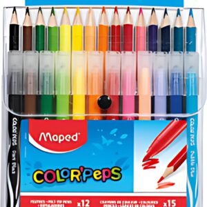 Maped Multi-pack de crayons de couleur et feutres COLOR'PEPS