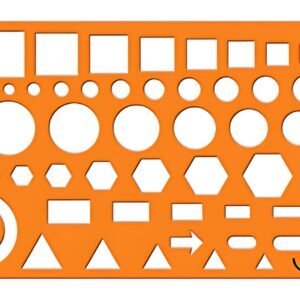 Maped Gabarit NORMOGRAPHE TECHNIC, orange