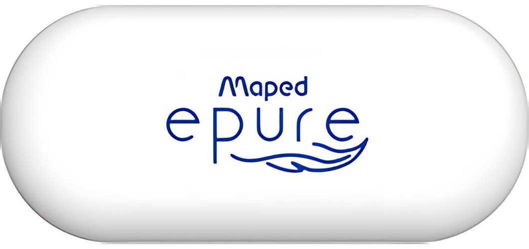 Maped Gomme plastique Epure, ovale, blanc