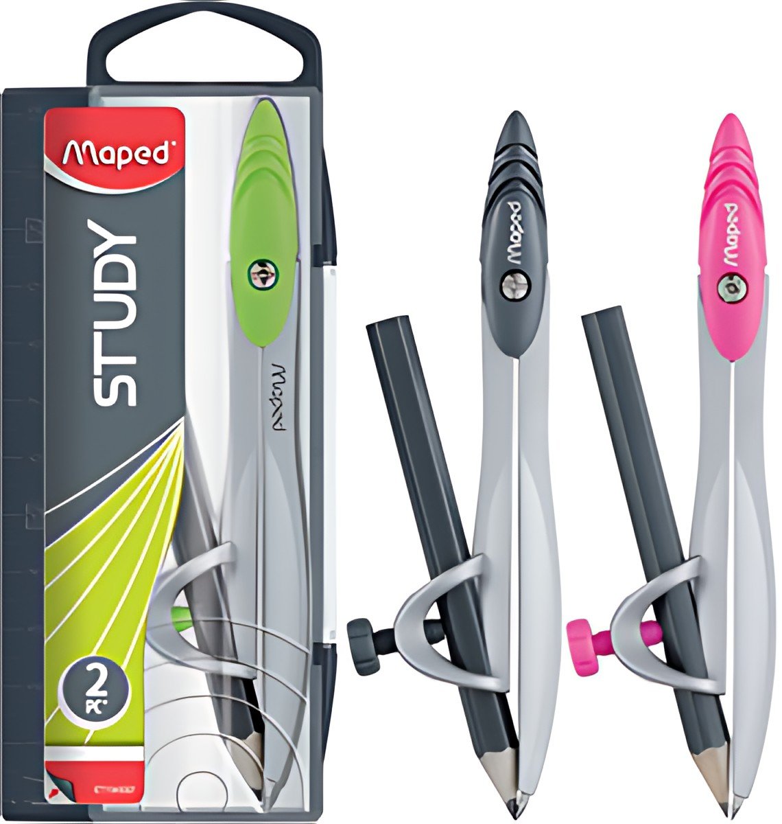 Maped Coffret compas Study, incl. bague universelle
