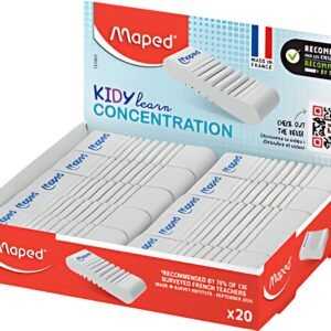 Maped Gomme en plastique KIDY learn CONCENTRATION,présentoir