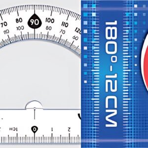 Maped Rapporteur 180 degrés, 120 mm, en plastique