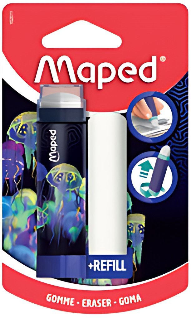 Maped Gomme DEEPSEA PARADISE + gomme de rechange, blister