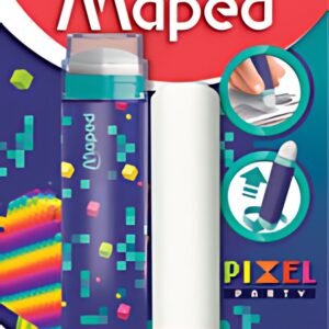 Maped Gomme PIXEL PARTY + gomme de rechange, blister