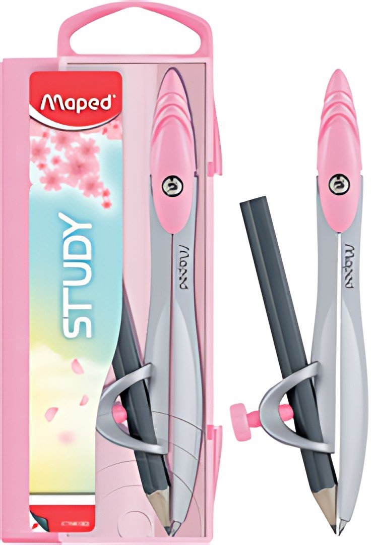 Maped Coffret compas Study PASTEL, incl. bague universelle