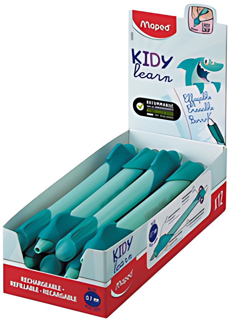 Maped Stylo roller KIDY learn Requin, présentoir de 12
