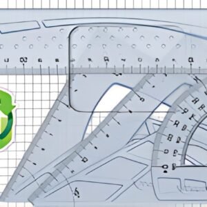 Maped Kit de géométrie MAXI, 4 pièces, transparent
