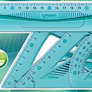 Maped Grand kit de géometrie Flex, incassable, 4 pièces