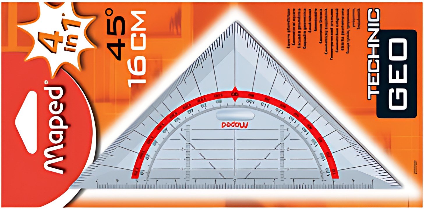 Maped Équerre geométrique Technic, hypoténuse: 160 mm