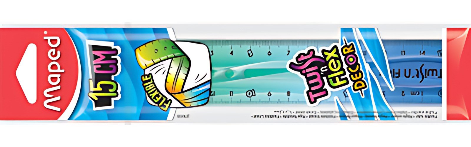 Maped Règle plate Twist'n Flex DECOR, 150 mm, incassable