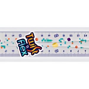Maped Règle plate Twist'n Flex PIXEL PARTY, 300 mm