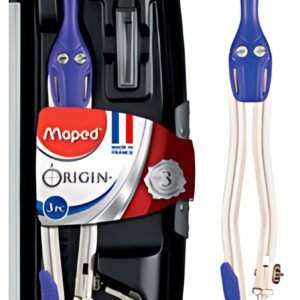 Maped Boîte de compas Origin, 3 pièces, assorti