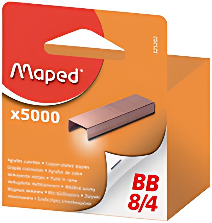 Maped Agrafes 26/8, grand paquet, zingué