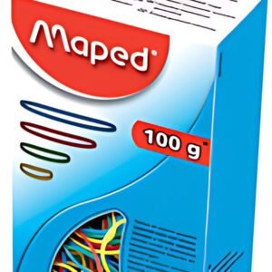 Maped Bracelets caoutchouc en carton, 100 g, assorti