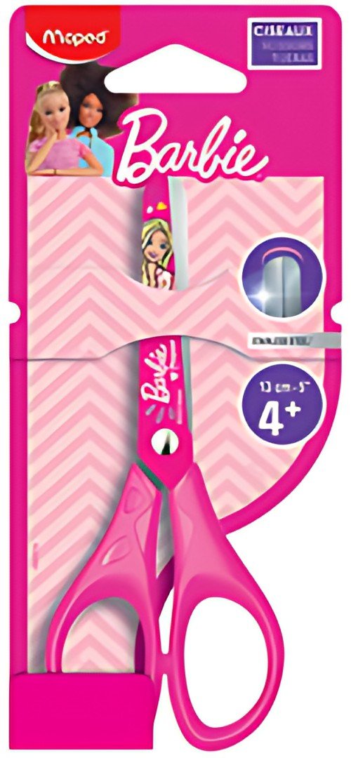 Maped Ciseaux BARBIE, rond, 130 mm, rose